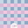 Pastel Daydream Checkered Seamless Pattern