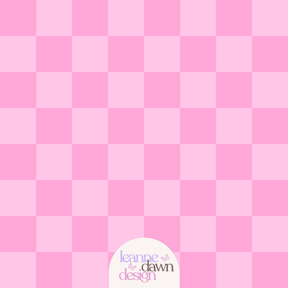 Strawberry Milk Checkered Seamless Pattern