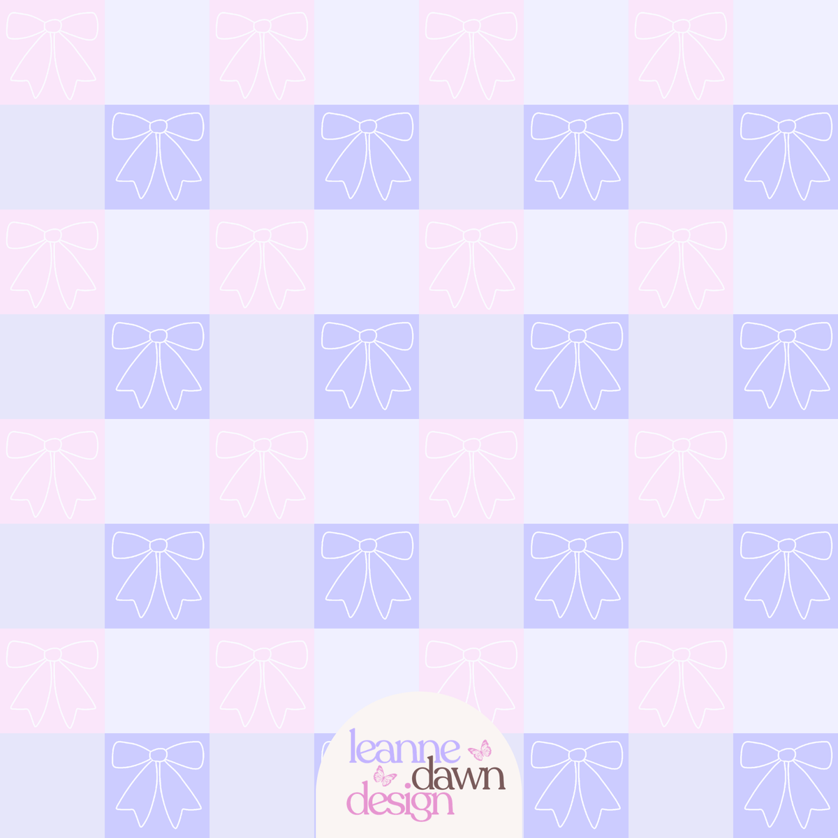 🎀 Pastel Coquette Bows Seamless Pattern