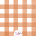 Peachy Gingham Seamless Pattern